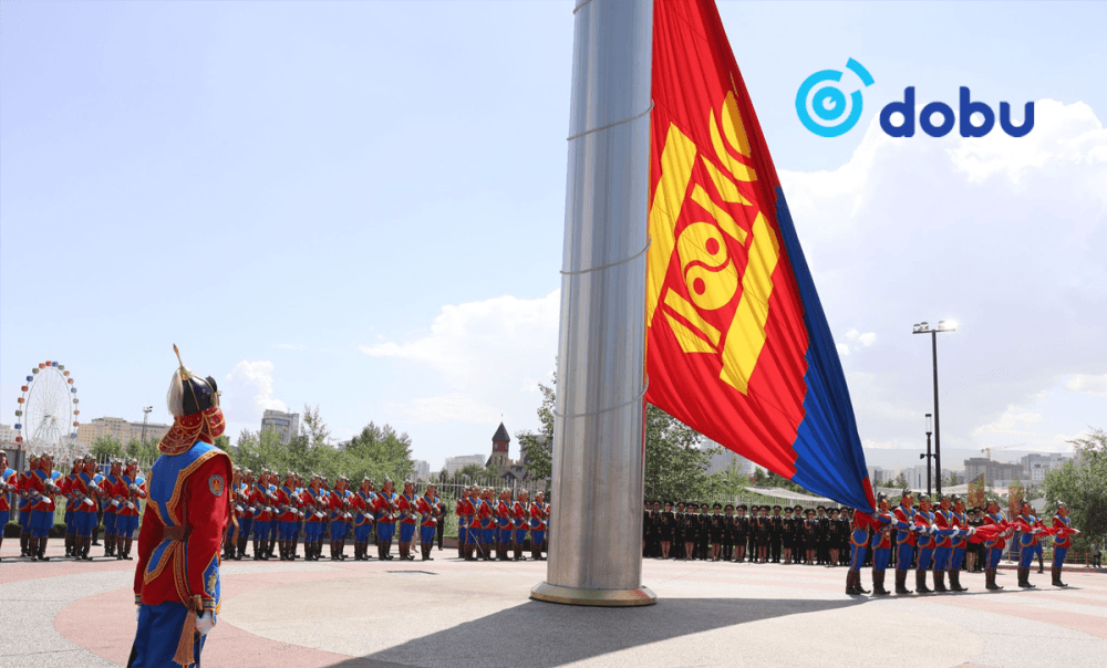 “Улаанбаатар” цэцэрлэг хүрээлэнд Төрийн далбаа мандууллаа