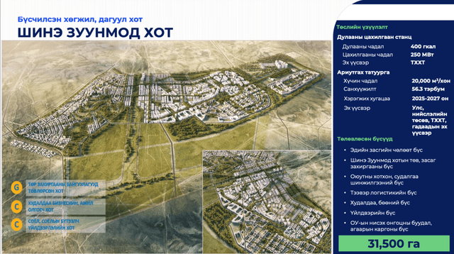 Улаанбаатарын анхны дагуул хот Шинэ Зуунмод хотыг бүтээн байгуулна