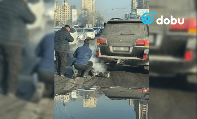 Үүрэг гүйцэтгэж байсан цагдаагийн алба хаагчийг мөргөж, машинтайгаа дээгүүр нь гарчээ