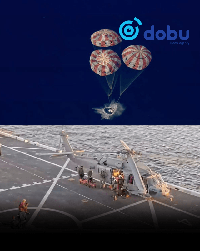 НАСА -гийн "Артемис II" сансрын хөлгийн багийнхан эх дэлхийдээ ирлээ