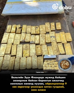 Бельгийн байшингийн хананаас 9 сая еврогийн алт илэрчээ