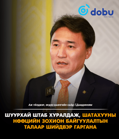 Г.Дамдинням: Шатахууны нөөцийн зохион байгуулалтын талаар шийдвэр гаргана