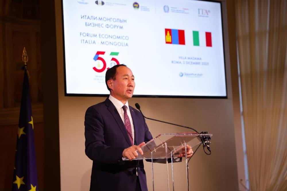 ХХААХҮ-ийн сайд М.Бадамсүрэн Итали–Монголын бизнес форумын хаалтад үг хэлэв