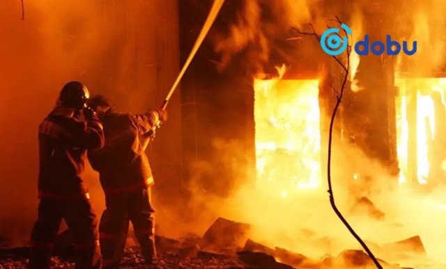 Малын саравчаа 1000 гаруй боодол өвстэй галд алджээ