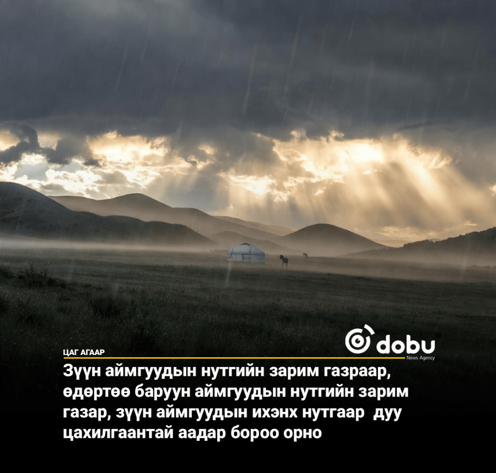 Улаанбаатарт багавтар үүлтэй, бороо орохгүй. Өдөртөө 26 хэм дулаан байна
