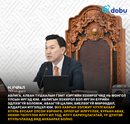 Монгол Улсын Их Хурлын дарга Н.Учралын 2026 оны хаврын ээлжит чуулганыг нээж хэлсэн үг