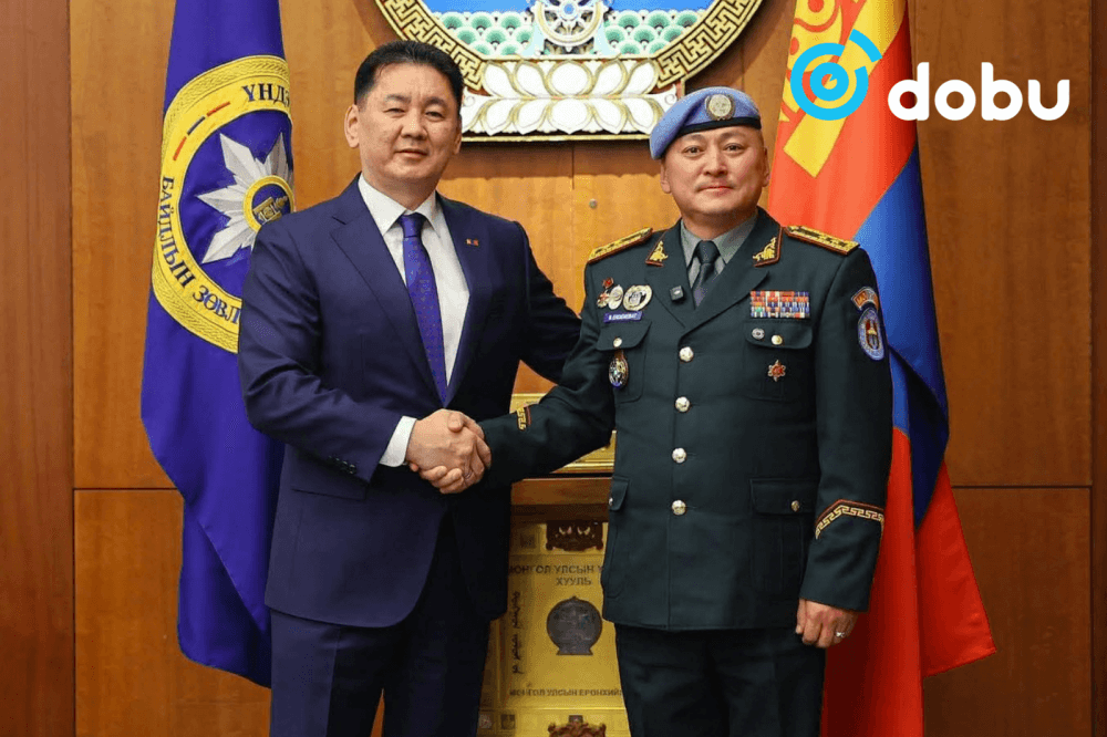 НҮБ-ын Цэргийн хүчний командлагчаар ажилласан анхны монгол генералыг хүлээн авч уулзлаа