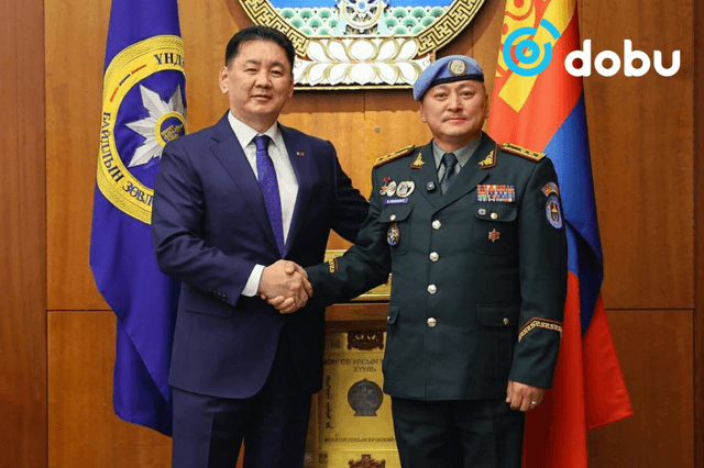 НҮБ-ын Цэргийн хүчний командлагчаар ажилласан анхны монгол генералыг хүлээн авч уулзлаа