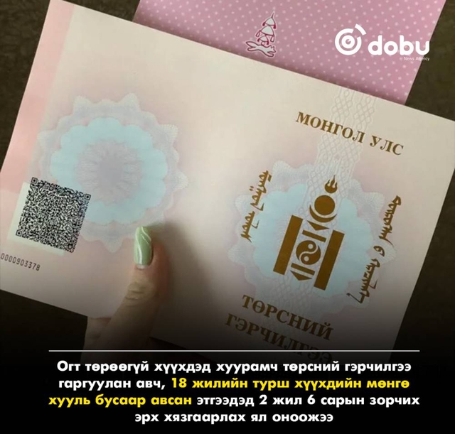 Хуурамч төрсний гэрчилгээ ашиглан 18 жилийн турш хүүхдийн мөнгө завшсан этгээдэд 2 жил 6 сарын зорчих эрх хязгаарлах ял оноожээ