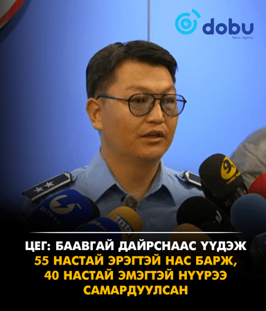 ЦЕГ: Баавгай дайрснаас үүдэж 55 настай эрэгтэй нас барж, 40 настай эмэгтэй нүүрээ самардуулсан