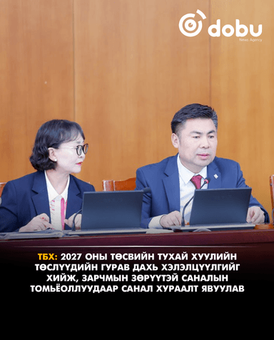 ТБХ: 2027 оны төсвийн тухай хуулийн төслүүдийн гурав дахь хэлэлцүүлгийг хийж, зарчмын зөрүүтэй саналын томьёоллуудаар санал хураалт явуулав