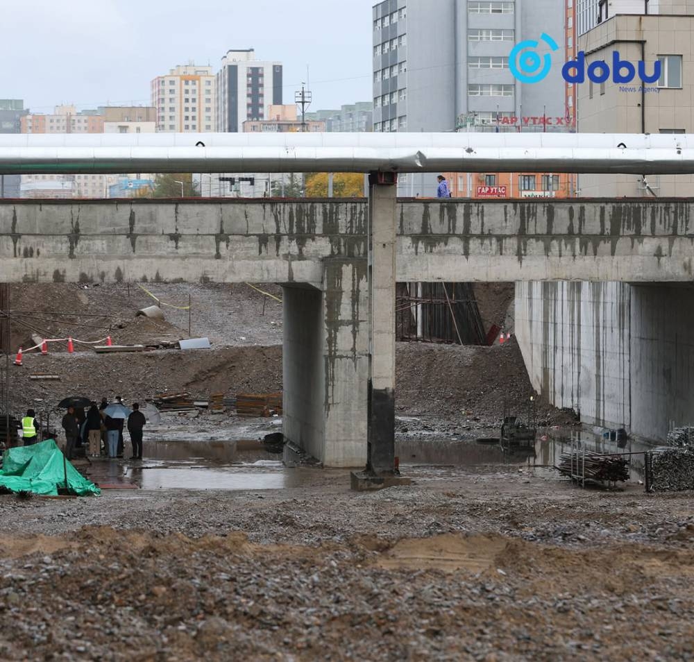 Геологийн төв лаборатори орчмын төмөр зам доогуурх нүхэн гарцын ажил 61.3 хувийн гүйцэтгэлтэй үргэлжилж байна