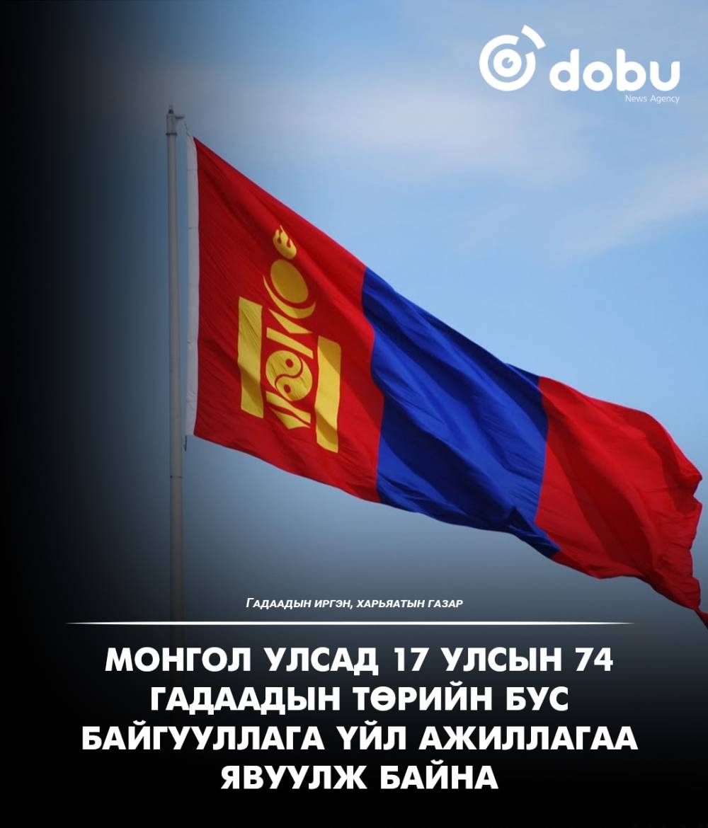 "Монгол Улсад 17 улсын 74 гадаадын төрийн бус байгууллага үйл ажиллагаа явуулж байна"