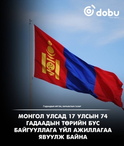 "Монгол Улсад 17 улсын 74 гадаадын төрийн бус байгууллага үйл ажиллагаа явуулж байна"
