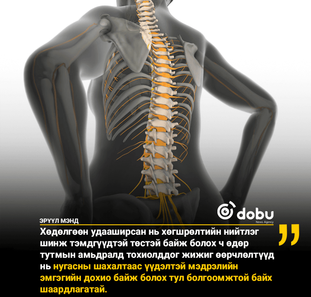 ЗӨВЛӨГӨӨ: “Эцэг эхийнхээ эрүүл мэндийг шалгахдаа зөвхөн өвдөг эсвэл нурууны өвдөлтийг төдийгүй гарын хөдөлгөөн, алхааг нь шалгах нь чухал”