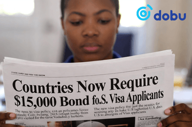 АНУ-ын виз авахад 15,000 долларын барьцаа өгнө