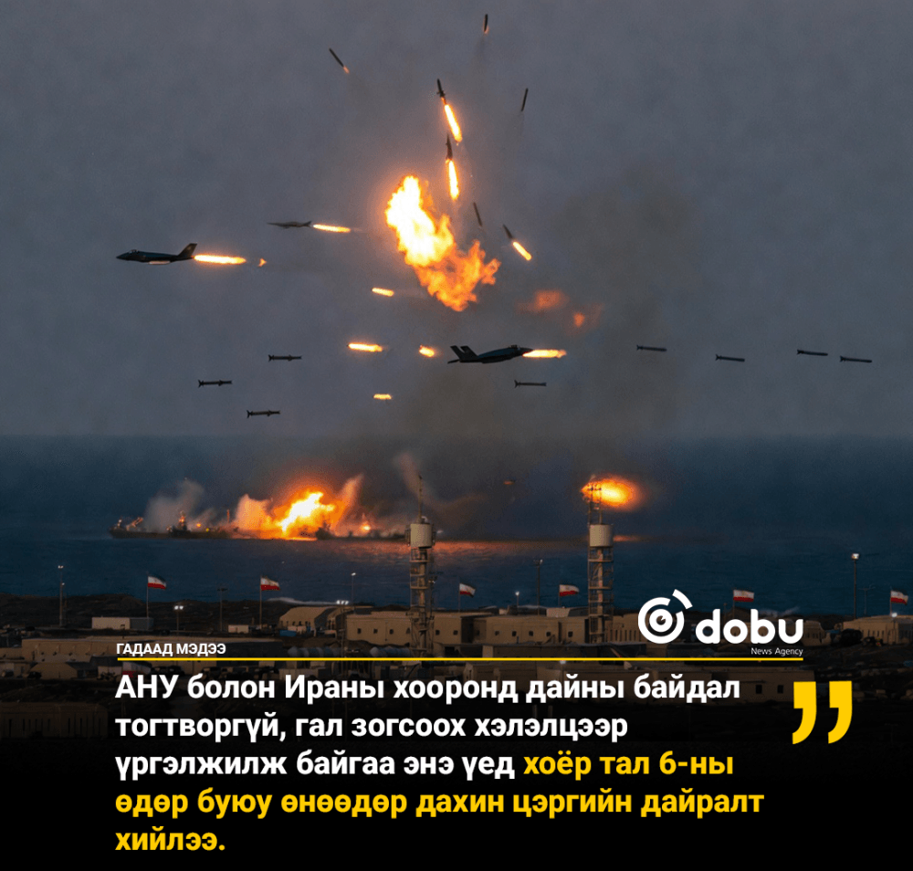 АНУ Ираны эргийн цэргийн байгууламжуудыг бөмбөгдөв