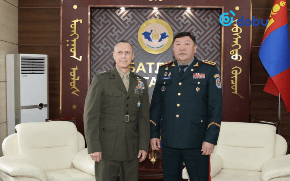 Төрийн нарийн бичгийн дарга Д.Ганхуяг АНУ-ын Номхон далайн цэргийн командлалын орлогч даргыг хүлээн авч уулзлаа