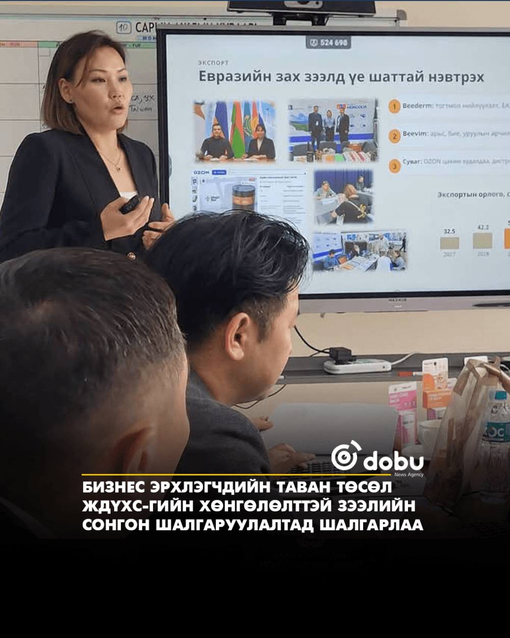 Улаанбаатар хотын бизнес эрхлэгчдийн таван төсөл ЖДҮХС-гийн хөнгөлөлттэй зээлийн сонгон шалгаруулалтад шалгарлаа